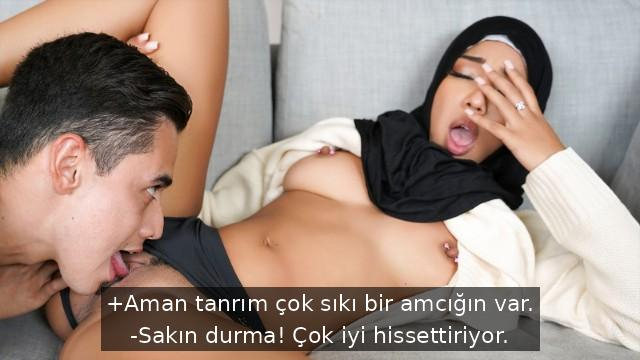 Muhafazakar Bir Aileden Gelmesine Rağmen Amcığının Ateşini Dindiremedi