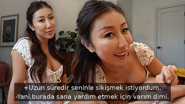 Üniversiteli Japon Kız Ders Çalışmaya Gittiği Arkadaşına Sikişerek Anatomi Öğretiyor